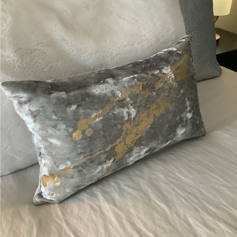 Aviva Stanoff Luxury Crushed Velvet Pillow Cover